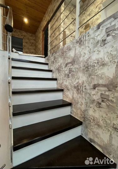 Перила кованные Установка