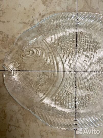 Стеклянное блюдо/посуда для сервировки