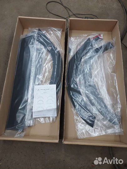 Правый Накладки на арки и двери Renault Duster 2