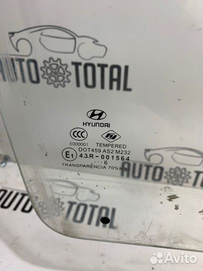 Стекло двери переднее правое Hyundai Accent G4EC