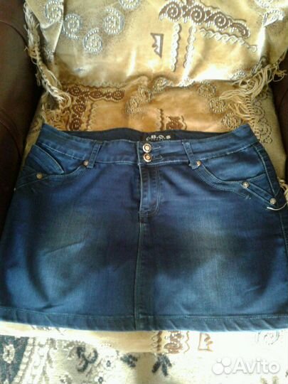 Юбка джинсовая
