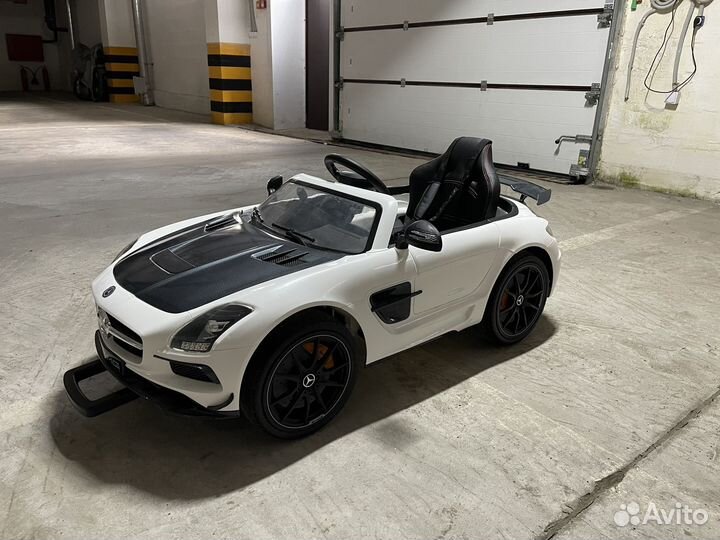 Электромобиль mercedes amg sls, детский, мерседес