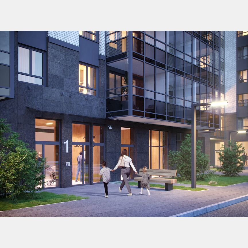 1-к. квартира, 41,5 м², 11/12 эт.