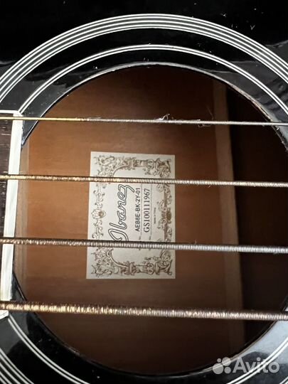 Бас гитара ibanez электроакустическая + кейс