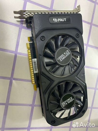 Видеокарта gtx 1050 ti 4gb palit dual fan