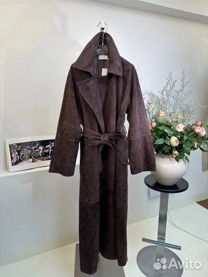 Плащ кожаный The Row