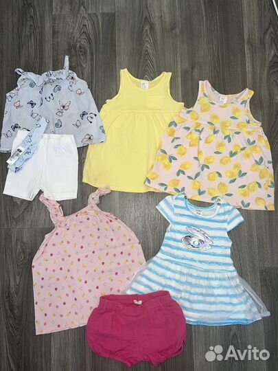 Летние вещи на девочку 68 H&M