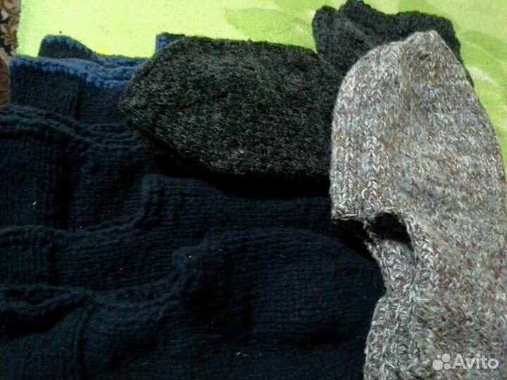 Носки вязаные взрослые и детские