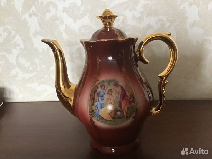 Сервиз фарфоровый кофейный Мадонна czechoslovakia