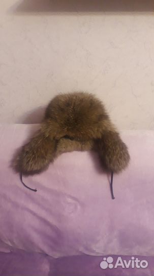 Шапка-ушанка песец/чернобурка