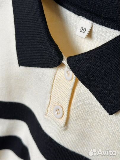 Детский джемпер с воротником поло