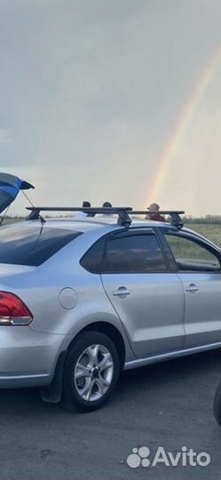 Багажник на крышу volkswagen polo седан