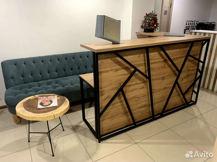 Стойка администратора, ресепшн, лофт