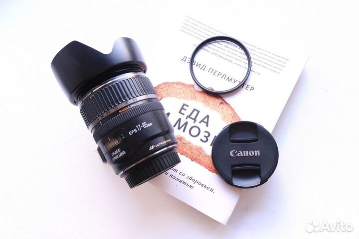 Объектив Canon EF-S 17-85 IS USM+ фильтр и бленда