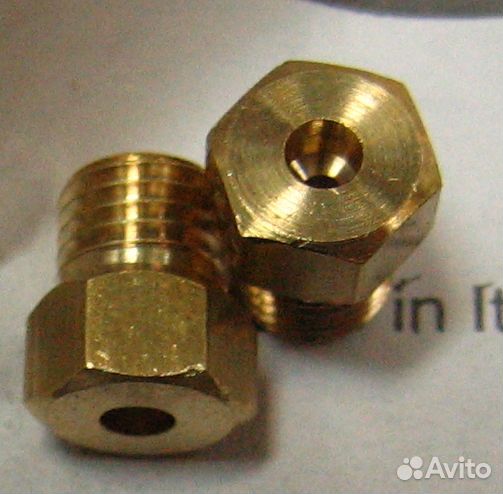 Форсунка (жиклер, сопло) d 128 М6 (резьба 0,75) (п