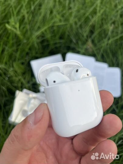 Наушники apple airpods 2 + чехол