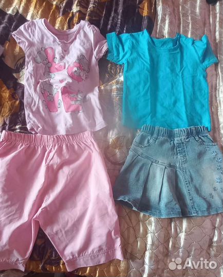 Вещи пакетом на девочку 4 года