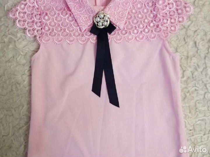 Блузка И купальник для девочки 110