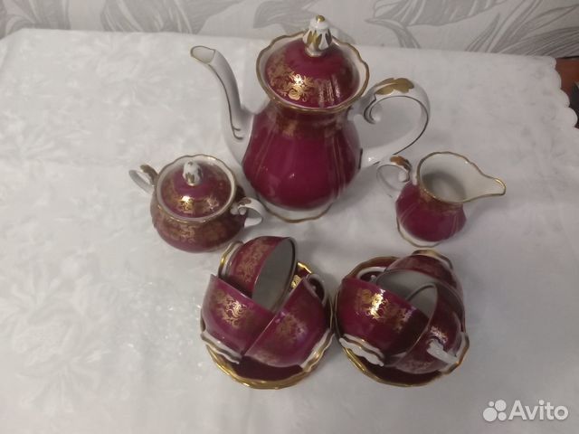 Сервиз чайный гдр Reichenbach новый