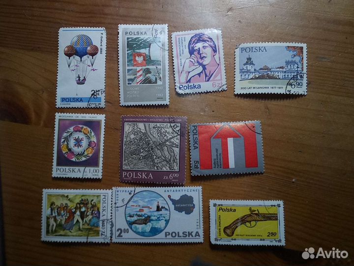 Марки Польша 1978 1981 гг гашеные