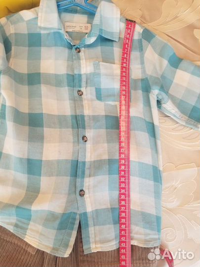 Рубашка в клетку фирмы zara