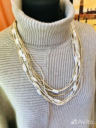 Колье бусы барочный жемчуг Arts Craft