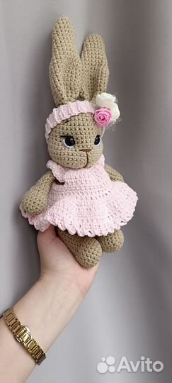 Вязаный зайчик