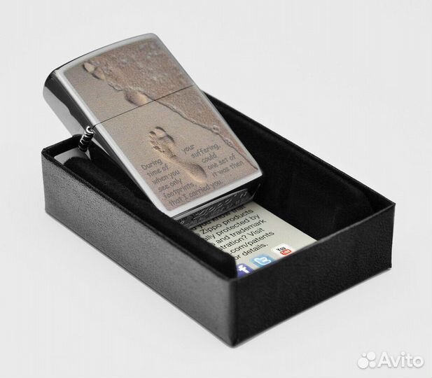 Зажигалка Zippo 28180 Footprint Оригинал Новая