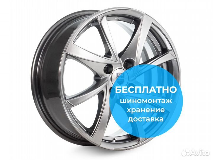 R14 4x98 5,5J ET35 D58,5 К&К Игуана Дарк платинум