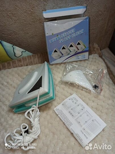 Двухсторонний магнитный очиститель стекла