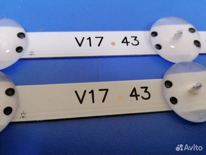 0102 Комплект подсветки LG 43 V17 ART3