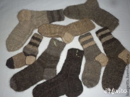 Носки из собачьего пуха