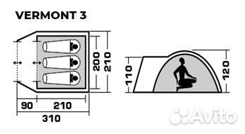 Палатка Jungle Camp Vermont 4