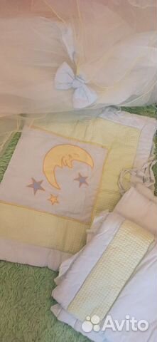 Бортики и балдахин в кроватку