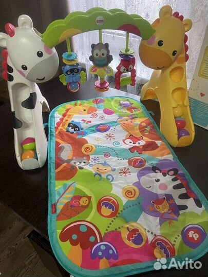 Развивающий коврик fisher price «растем вместе»
