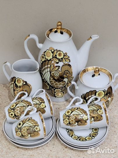 Сервиз кофейный Кукушка пфз СССР