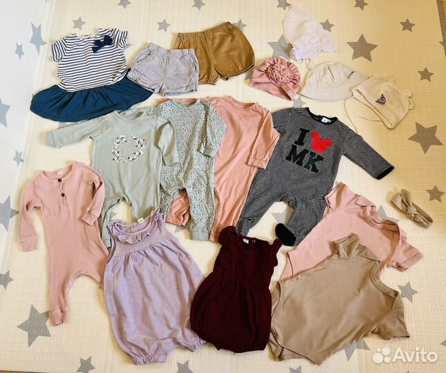 Пакет одежды для девочки 68-86
