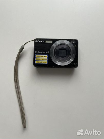 Компактный фотоаппарат sony cyber shot