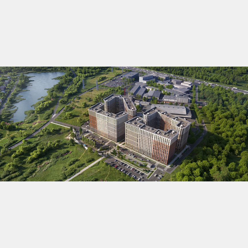 1-к. апартаменты, 38,9 м², 3/16 эт.