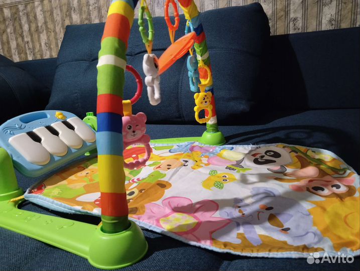 Музыкальный развивающий коврик