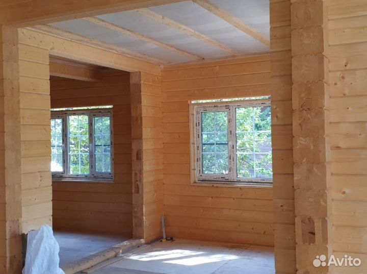 Домокомплект из клееного бруса, ель, 140 на 205