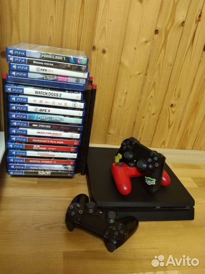 Ps4 3 геймпада 14 дисков