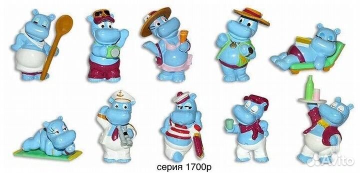 Киндеры бегемоты, львы, акулы, лягушки, крокодилы