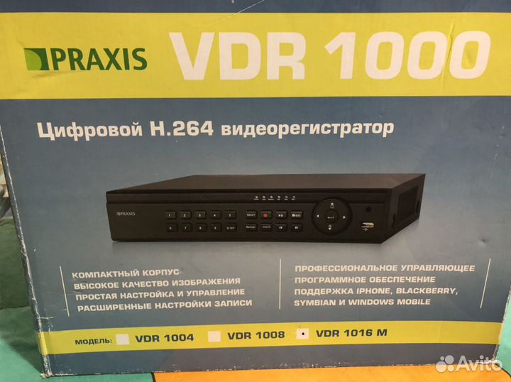 Видеорегистратор Praxis VDR 1016M на 2 тб