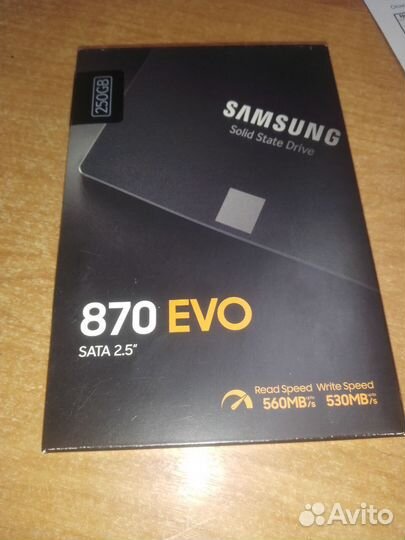 SSD Samsung EVO 870 SATA 250Gb