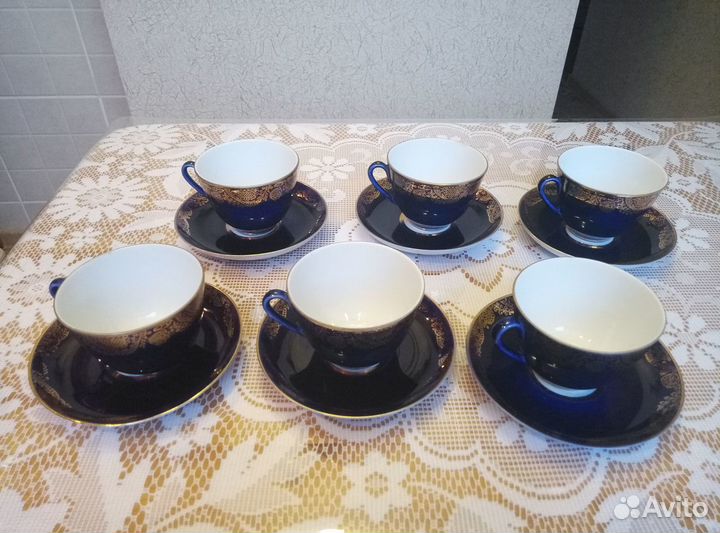 Чайные пары фарфор лфз СССР