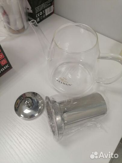 Чайник заварочный стеклянный жаропр.с фильтром