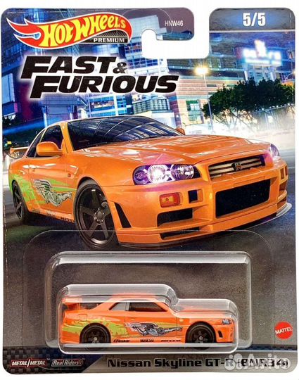 Hot Wheels Premium: Nissan Skyline GT-R (R34)