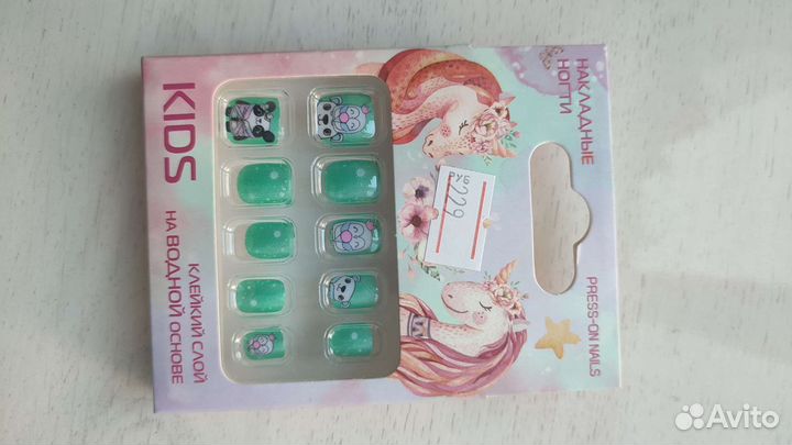 Детские накладные ногти