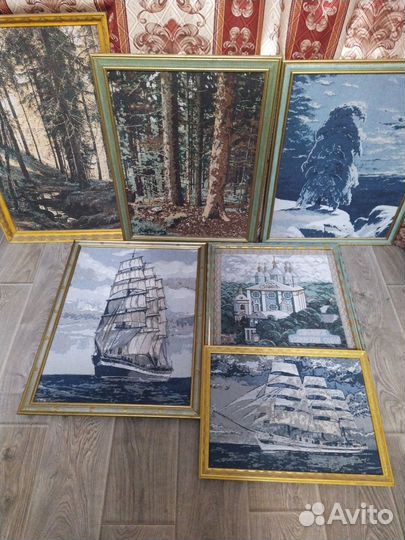 Тканевые картины